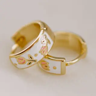 Eloise Tea Cup Hoops