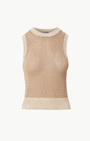 Veronica Beard Cropped Jerrel Knit Tank Top at Romi Boutique
