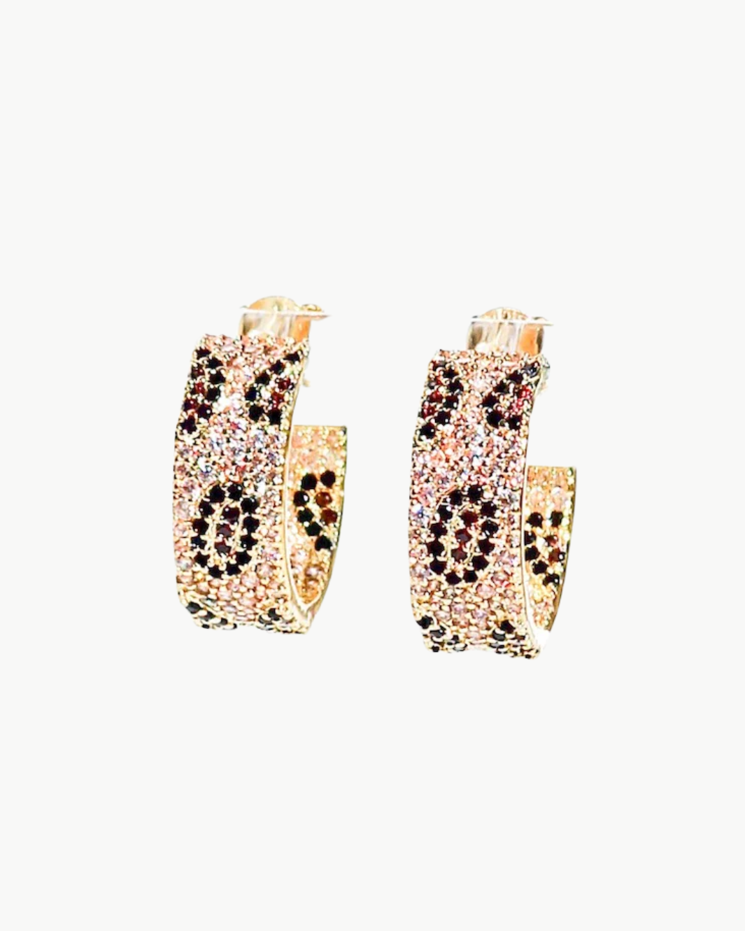 MANEATER HOOPS IN CHAMPAGNE LEOPARD