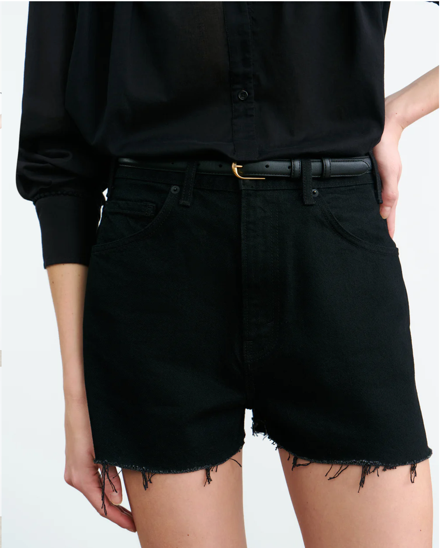 Nili Lotan COBAIN DENIM SHORT at Romi Boutique