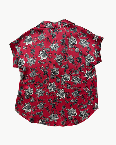 GO LUXE POLO TOP PRINT IN SPLENDOR BARN