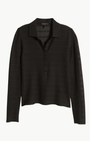 Rag & Bone JULIA LONG SLEEVE POLO at Romi Boutique