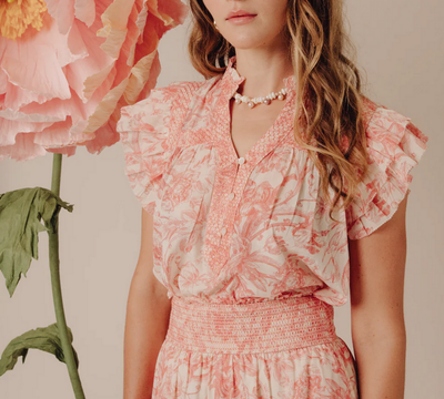 SARA TOP IN JONI PRINT - Romi Boutique