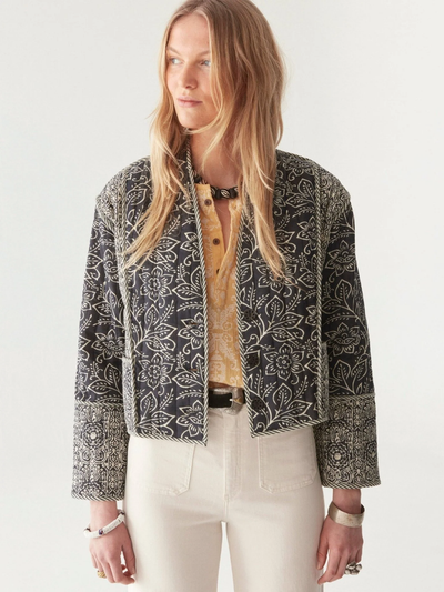 LUANA JACKET IN JASMINE SOUR ZEBRA - Romi Boutique