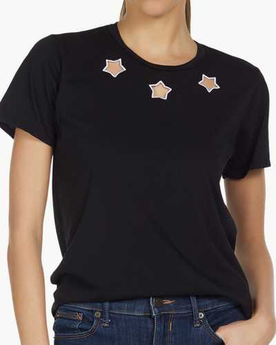 HALL VINTAGE TEE IN BLACK/WHITE