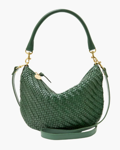 PETIT MOYEN MESSENGER WOVEN ZIG ZAG IN EVERGREEN