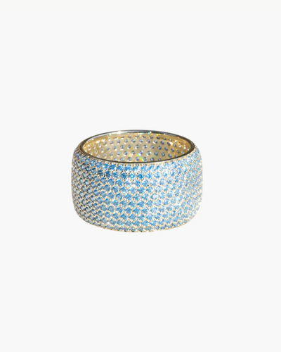 BILLIONAIRE RING IN AQUAMARINE