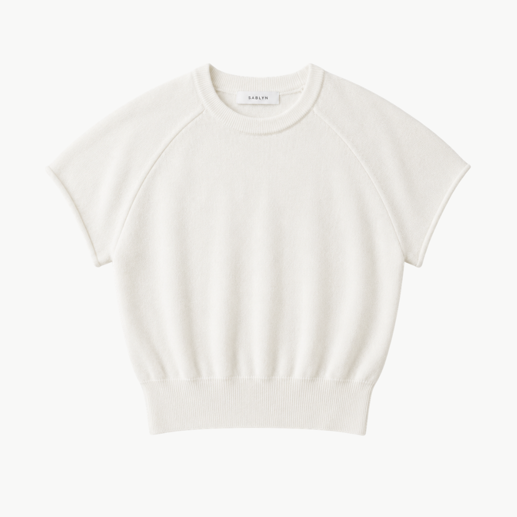 Joani Saddle Raglan Crewneck Tee