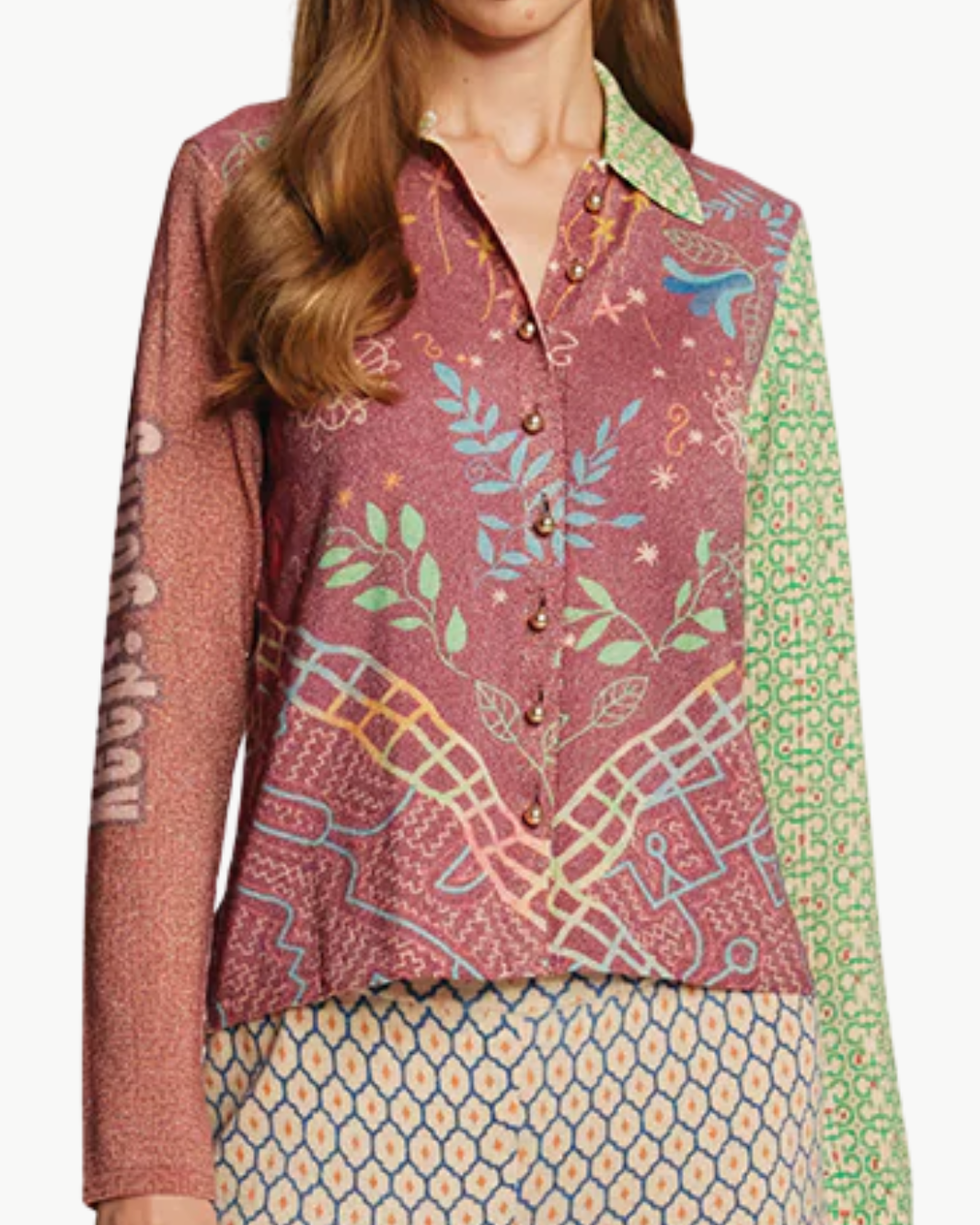 Me369 SERENITY BUTTON SHIRT at Romi Boutique