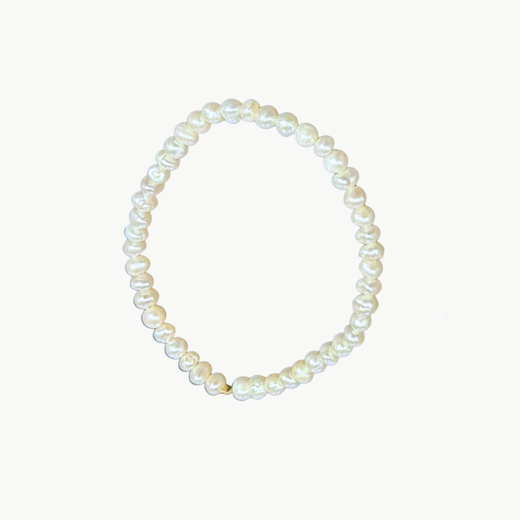 Marit Rae SEMIPRECIOUS BRACELET IN PEARL at Romi Boutique