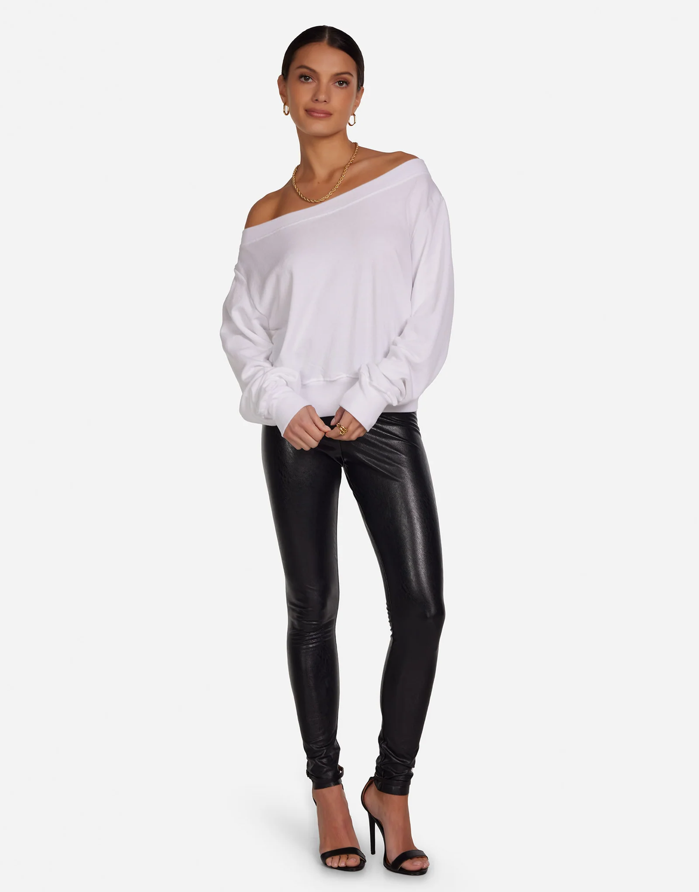 BIX SWEATSHIRT IN WHITE