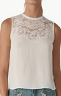 Generation Love LAURIE LACE COMBO TANK at Romi Boutique
