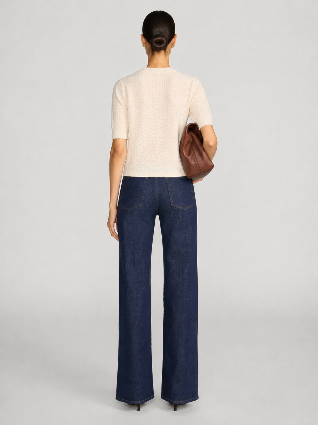 Le Slim Palazzo Pintuck Pocket