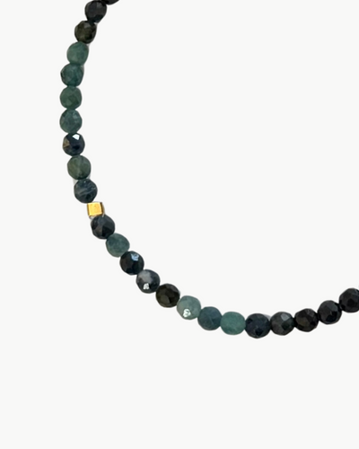 SEMIPRECIOUS BRACELET IN GREEN/BLACK