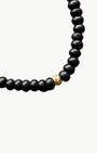 MARIT RAE CHARM BRACELET IN BLACK at Romi Boutique