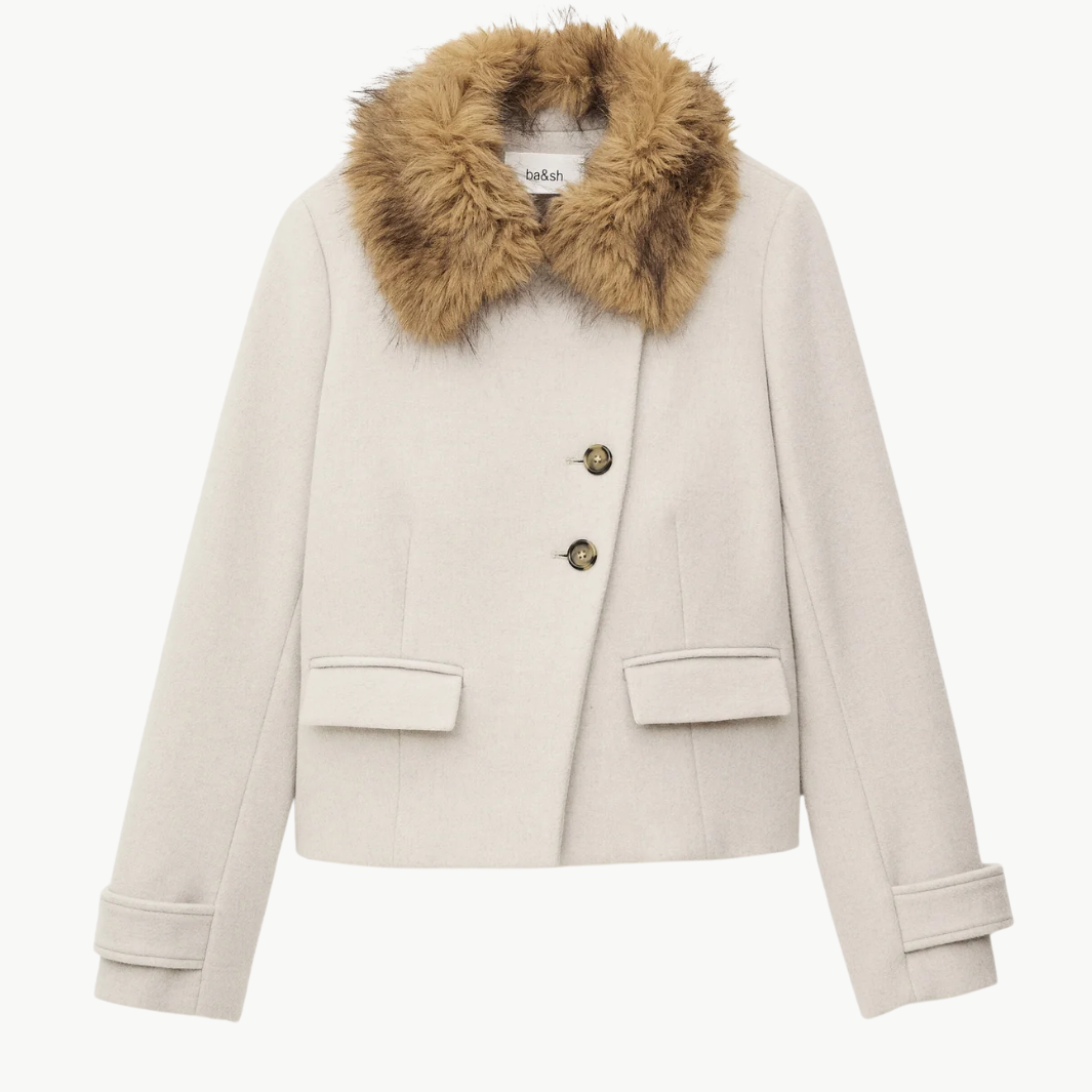 BA&SH TERRY COAT at Romi Boutique