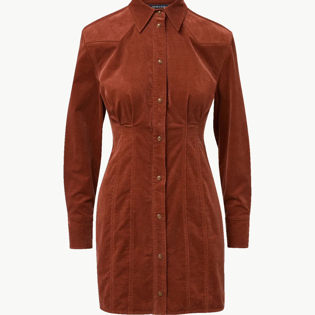 Evren Corduroy Mini Dress