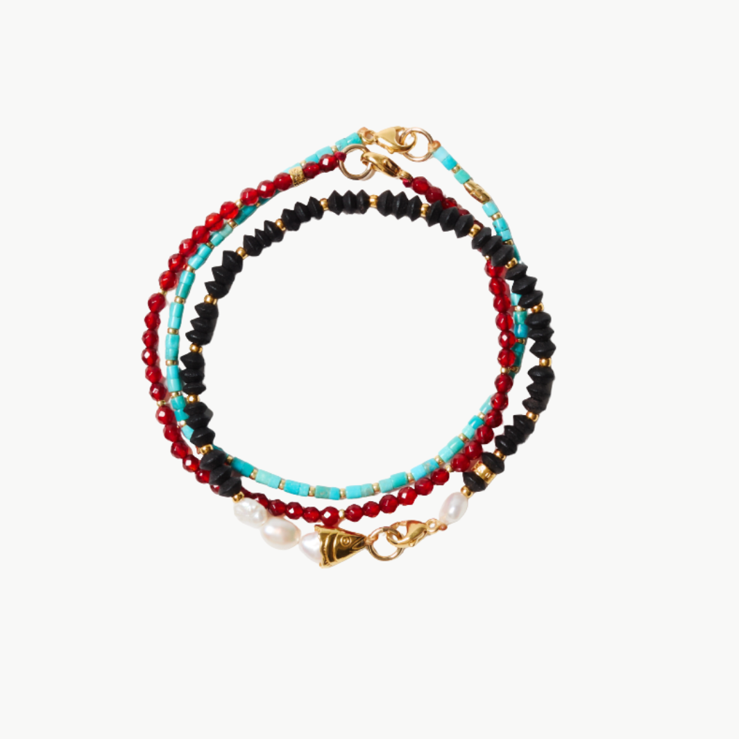 Chan Luu Trio Friendship Bracelet Set at Romi Boutique