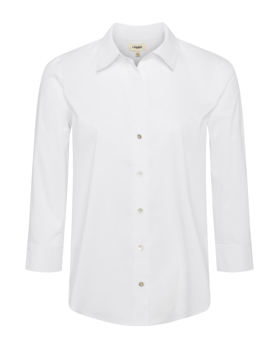 DANIELLA 3/4 SLEEVE BLOUSE IN WHITE - Romi Boutique
