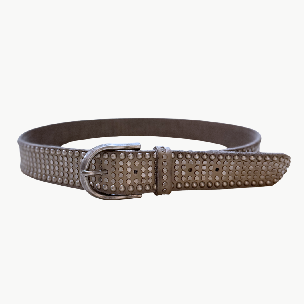 B.Belt Riva Gun Metal Multi Studs at Romi Boutique