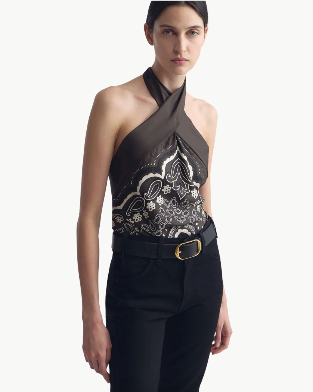 Solal Silk Halter Top