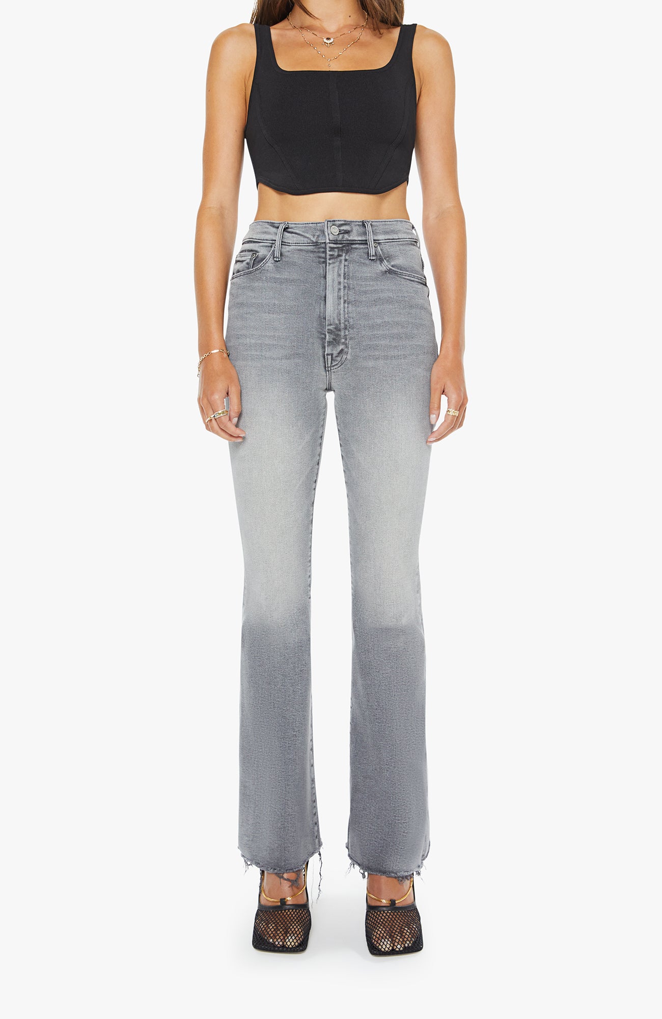 High Waisted Weekender Fray