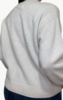 White & Warren CASHMERE ARGYLE CREW at Romi Boutique