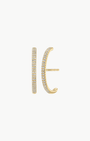 EF Collection Diamond Cuffed Stud Earrings at Romi Boutique