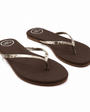 Solei Sea Copa Brown With Lizard Print Sandal at Romi Boutique