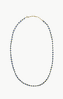 MARIT RAE OVAL LINK NECKLACE IN NAVY at Romi Boutique