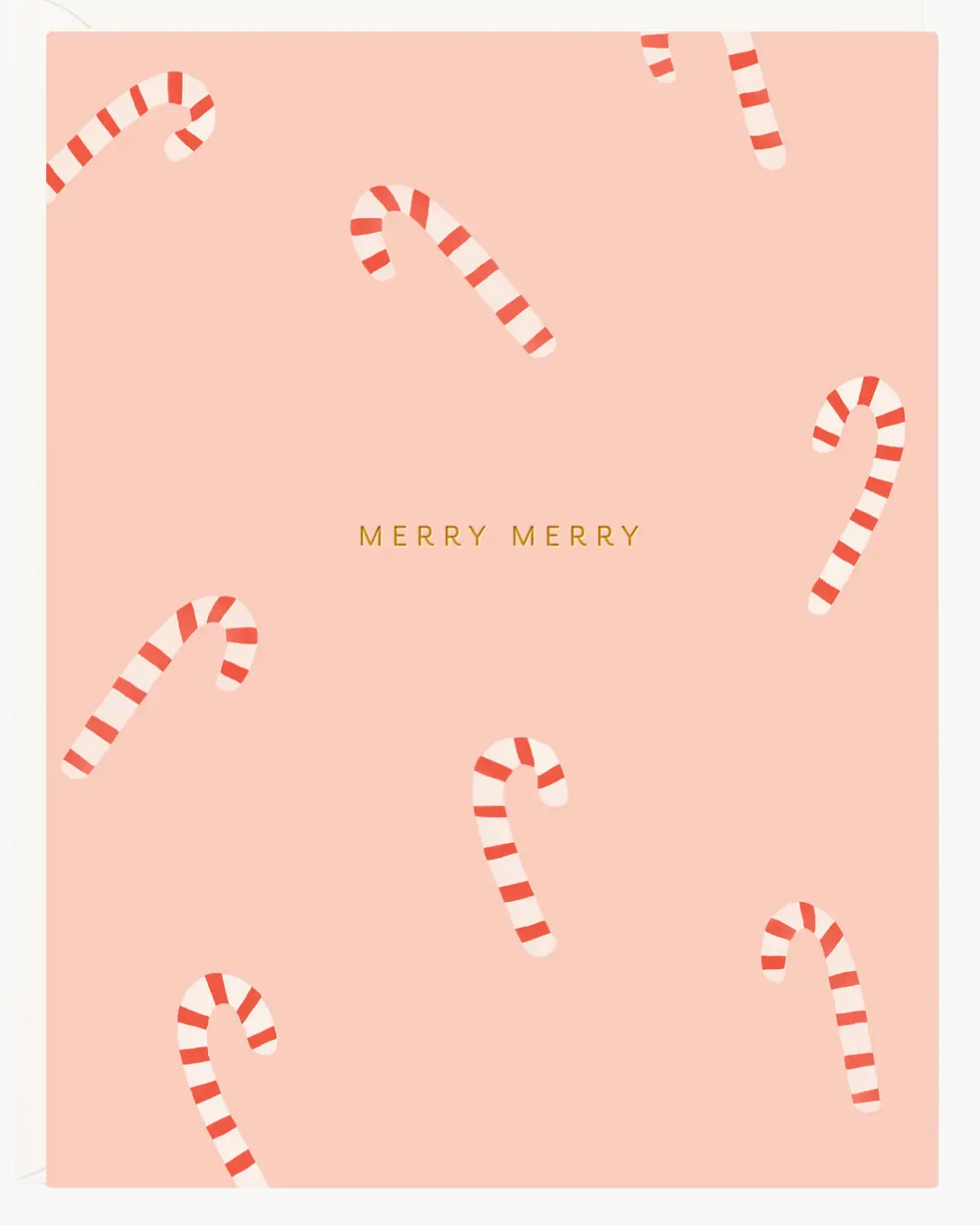 MERRY CANDY CANES CARD