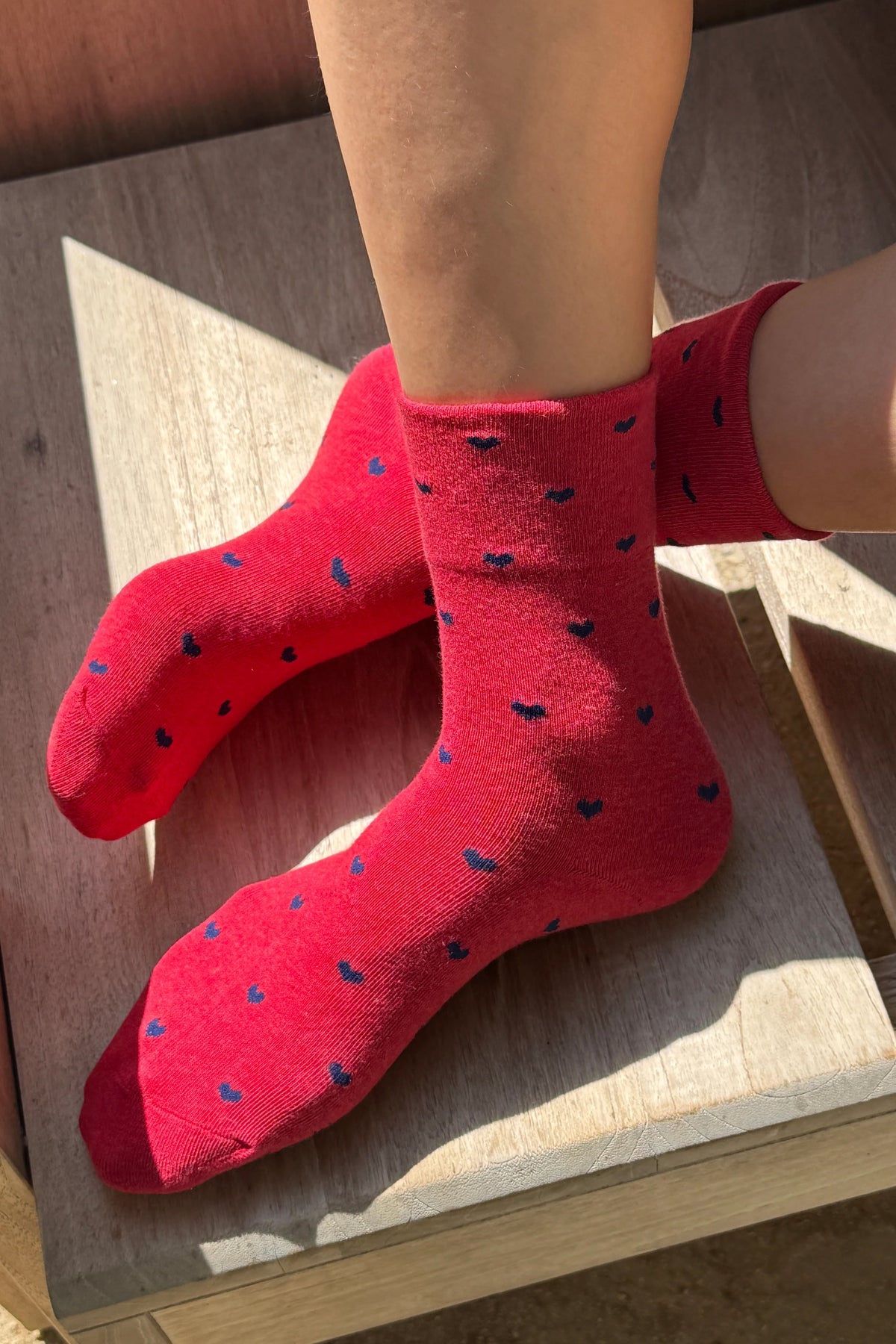 Le Bon Shoppe Heart Sneaker Socks at Romi Boutique