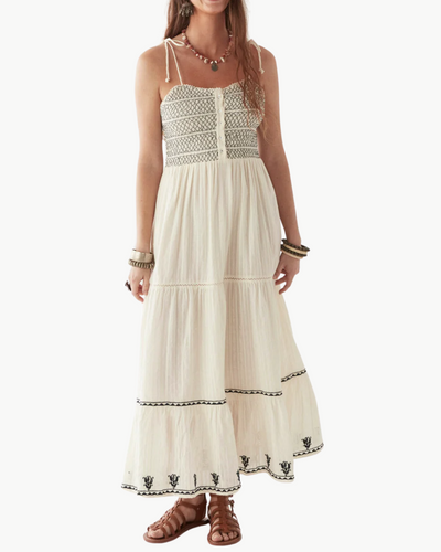 DAPHNE DRESS IN BLUE LAGOON