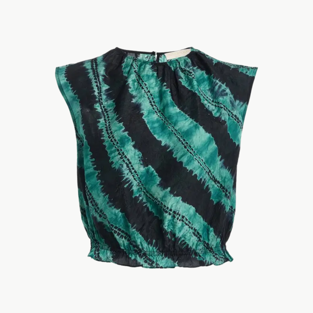 Kaia Shibori Dyed Top