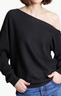 Minnie Rose CASHMERE OFF THE SHOULDER TOP at Romi Boutique