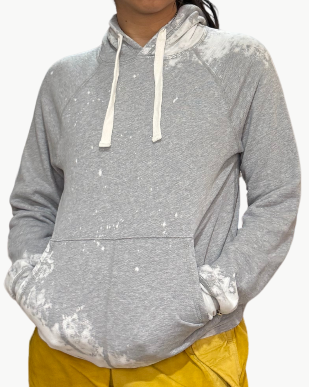 HEATHERBLEACHOUT SHRUNKEN BIG HOODIE IN HEATHER BLEACHOUT