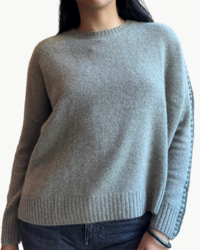 AMEA SWEATER IN MARL KHAKI