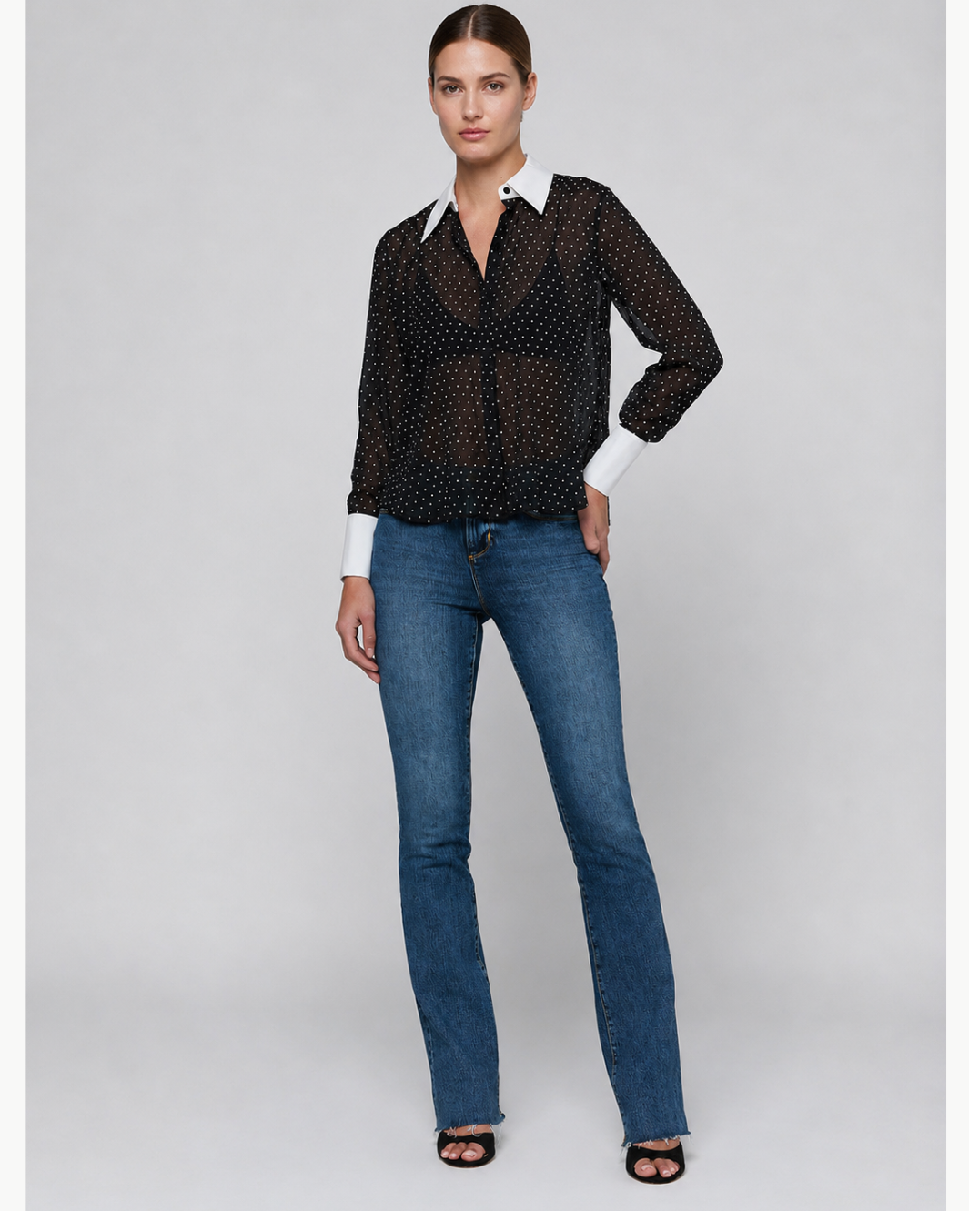 Sona Poplin Collar Blouse