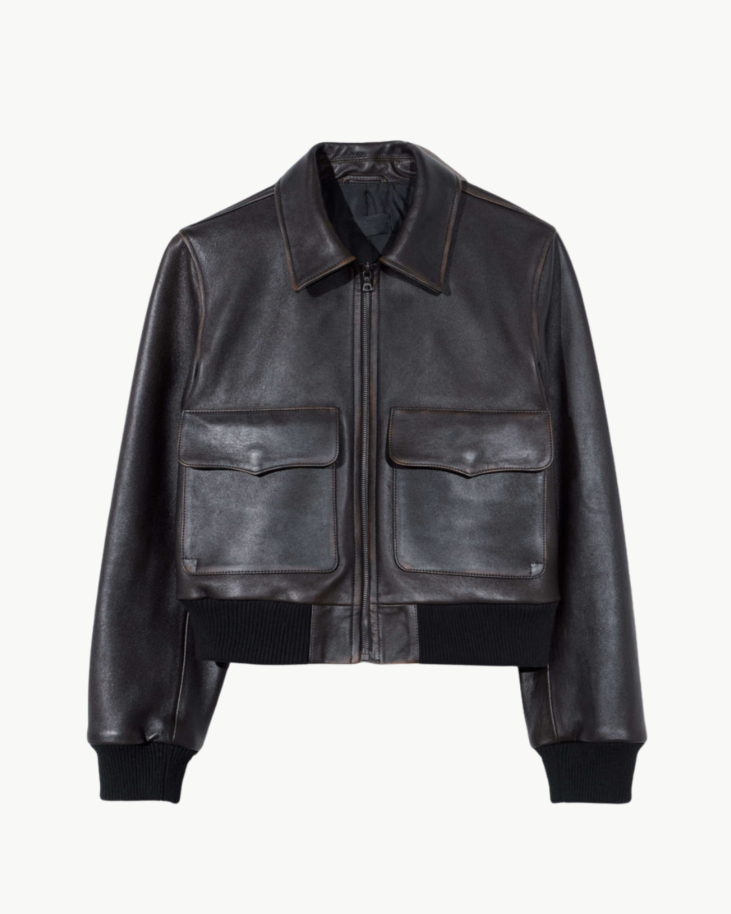Redley Leather Bomber Jacket