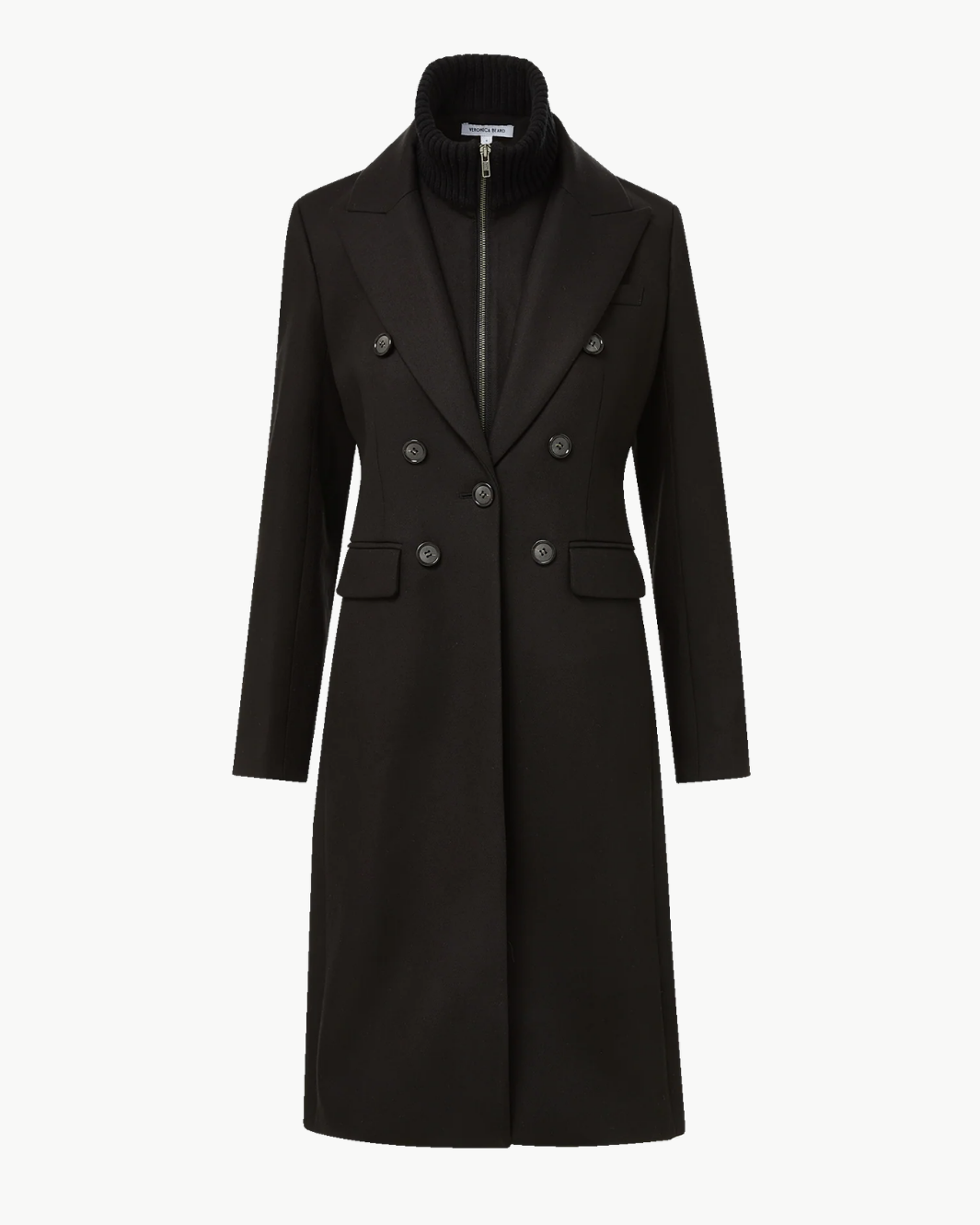 Stryder Double-Breasted Dickey Coat