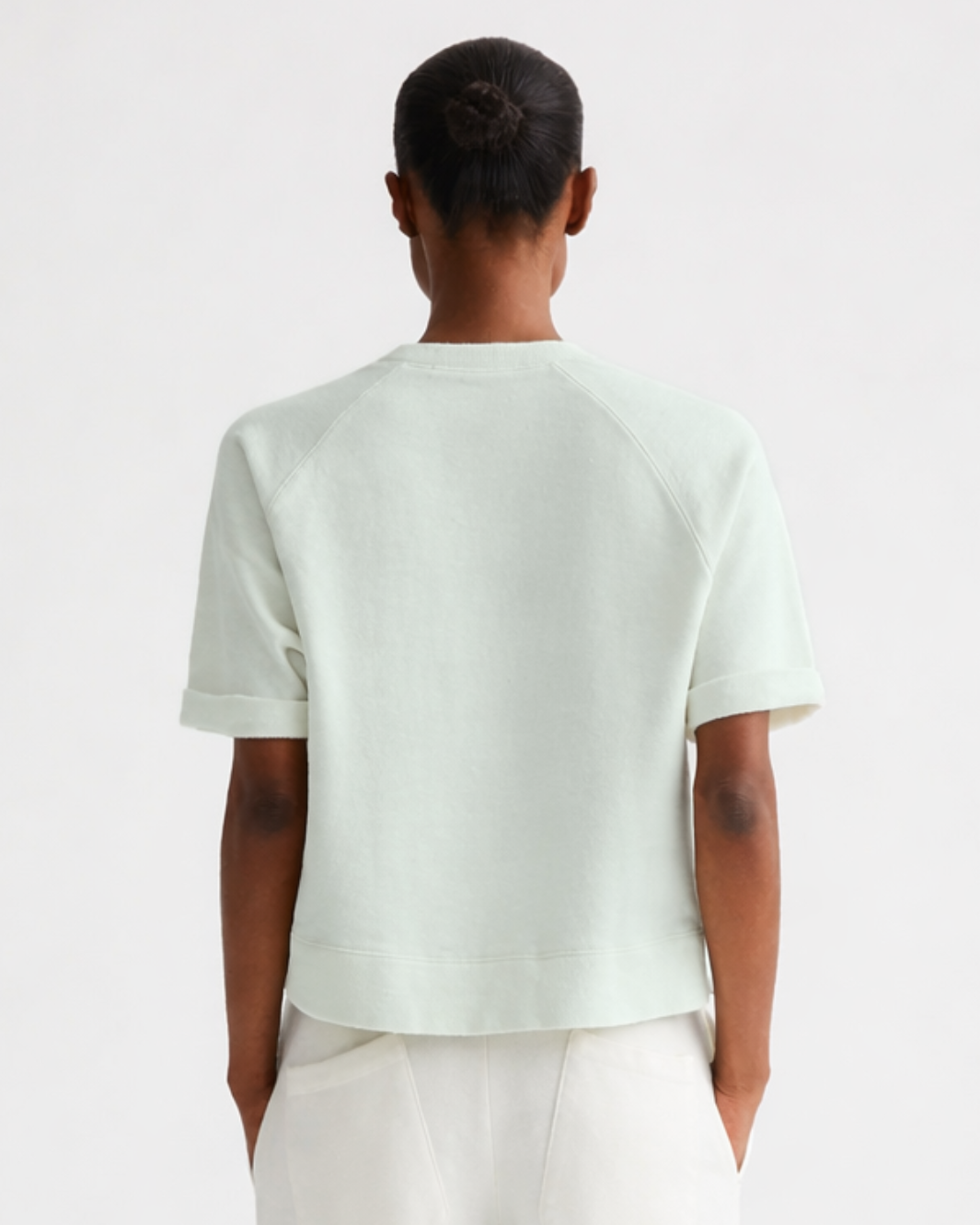 TWP SLOUCHY ROLLED TEE at Romi Boutique
