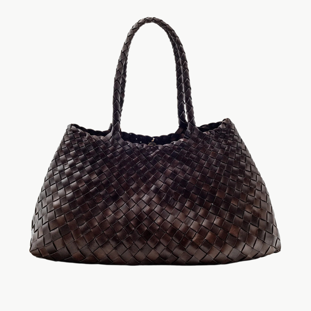 Dragon Diffusion SANTA CROCE BIG IN DARK BROWN at Romi Boutique