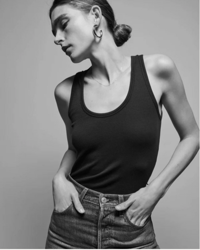 STELLA TANK IN JET BLACK