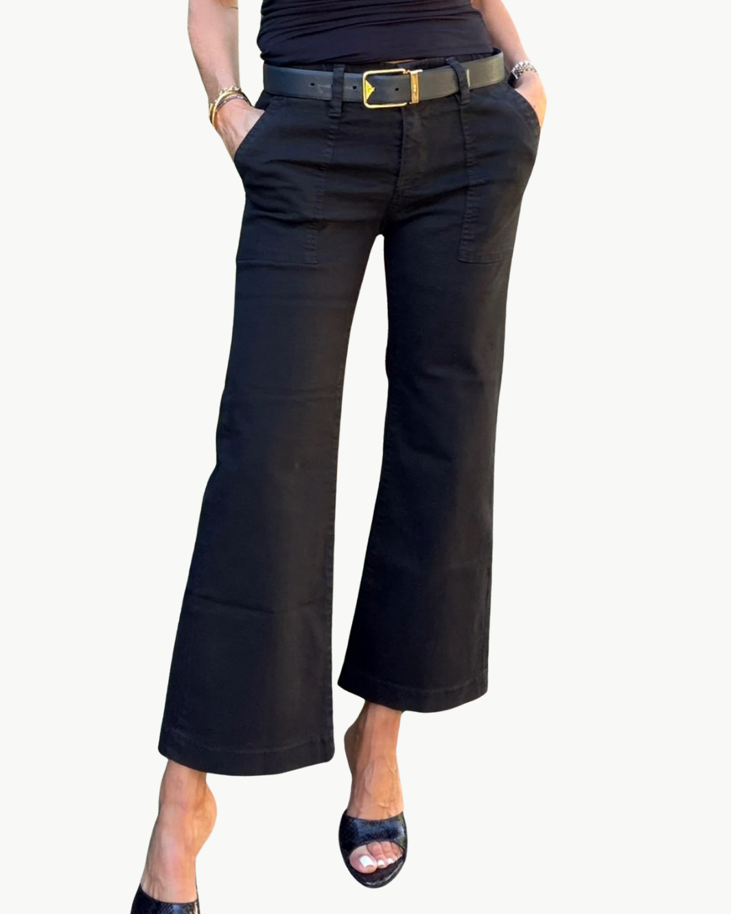Bevy Flog Eden Cropped Pant at Romi Boutique