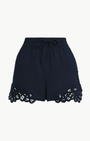 Veronica Beard VIVALDI LACE-TRIM SHORT at Romi Boutique