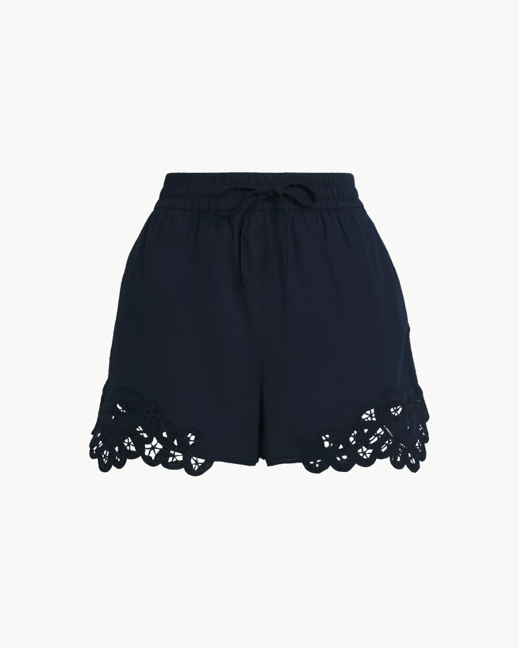 Veronica Beard VIVALDI LACE-TRIM SHORT at Romi Boutique