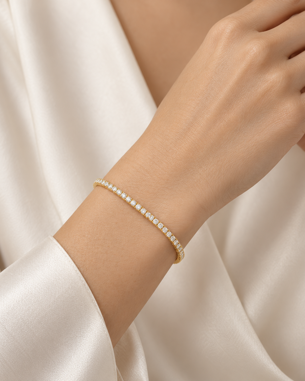 Endless Diamond Tennis Bracelet