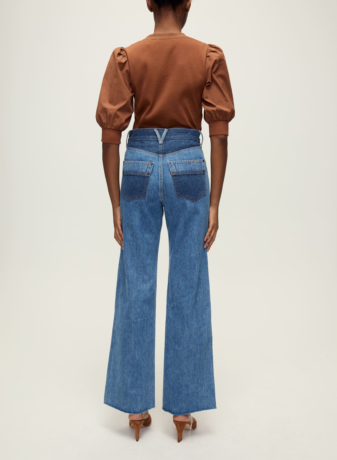 CORALEE TOP IN MAHOGANY
