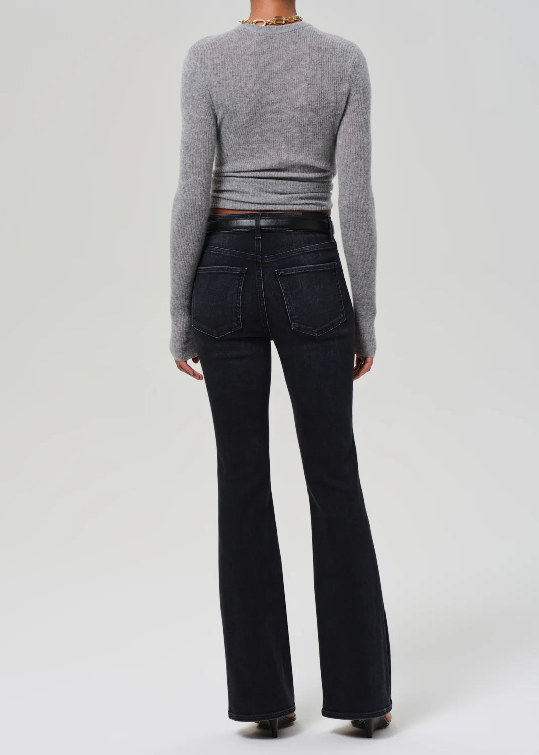 LILAH FLARE WITH WELT POCKET IN MEDALLION