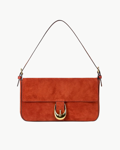 HARLOW BAG IN AUBURN SUEDE